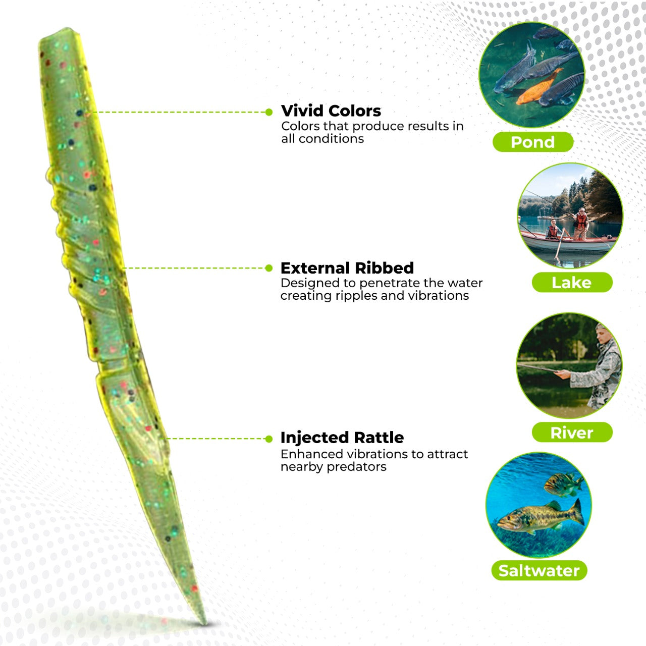 Rattle Worm 4.5 – Rattle Worm Lures Co.